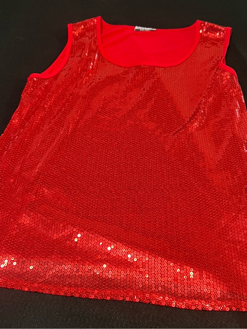 Girls Red Sequin Party Dress